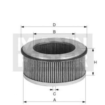 Mann-Filtre CU 33 128 - Polen Filtresi