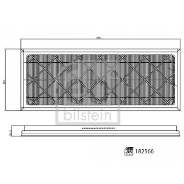 FEBI BILSTEIN 182566 - Filtre Seti - İç Hava