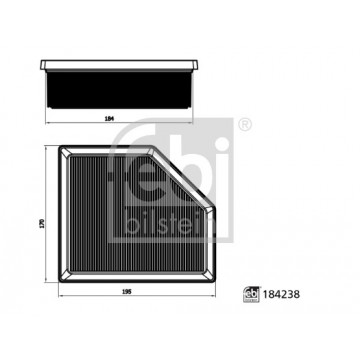 FEBI BILSTEIN 184238 - Hava Filtresi