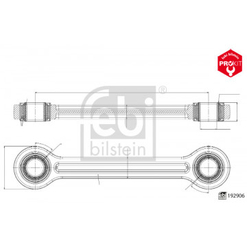 FEBI BILSTEIN 192906 - Bağlantı/Kaplin Çubuğu - Stabilizatör Çubuğu