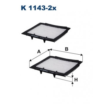 Filtron K 1143-2X - Polen Filtresi