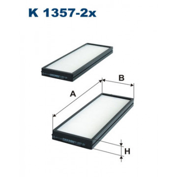 Filtron K 1357-2x - Polen Filtresi