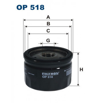 Filtron OP 518 - Yağ Filtresi