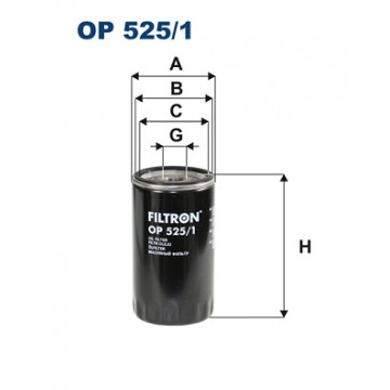 Filtron OP 525/1 - Yağ Filtresi