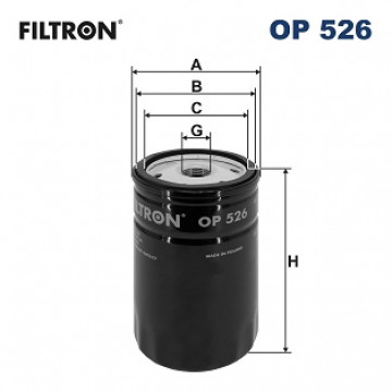 Filtron OP 526 - Yağ Filtresi
