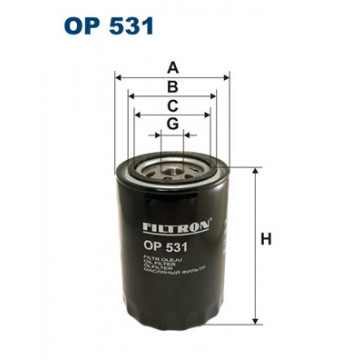 Filtron OP 531 - Yağ Filtresi