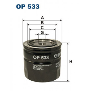 Filtron OP 533 - Yağ Filtresi