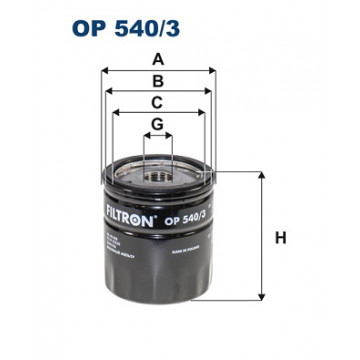 Filtron OP 540/3 - Yağ Filtresi