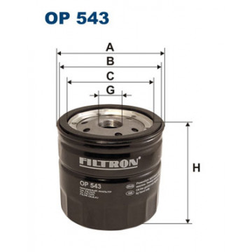 Filtron OP 543 - Yağ Filtresi