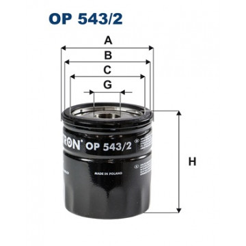 Filtron OP 543/2 - Yağ Filtresi