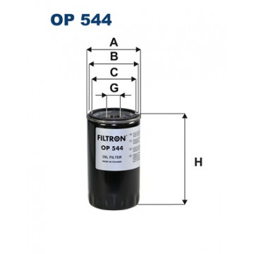 Filtron OP 544 - Yağ Filtresi