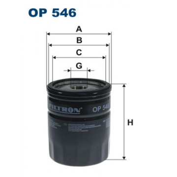 Filtron OP 546 - Yağ Filtresi