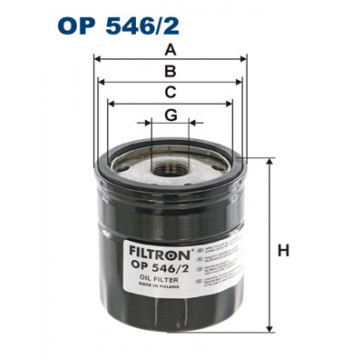 Filtron OP 546/2 - Yağ Filtresi