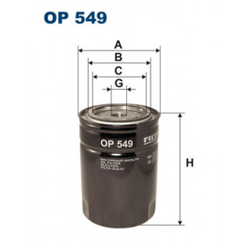 Filtron OP 549 - Yağ Filtresi