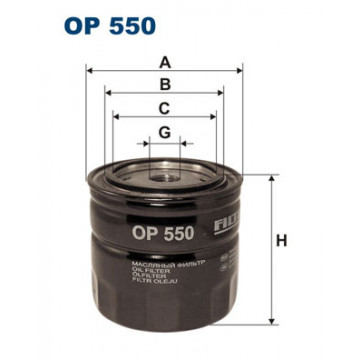 Filtron OP 550 - Yağ Filtresi