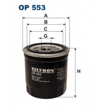 Filtron OP 553 - Yağ Filtresi