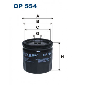 Filtron OP 554 - Yağ Filtresi
