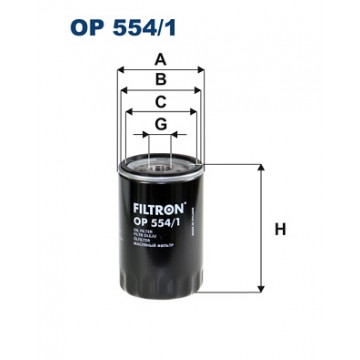 Filtron OP 554/1 - Yağ Filtresi