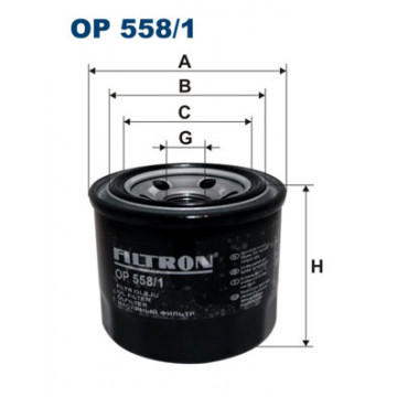 Filtron OP 558/1 - Yağ Filtresi
