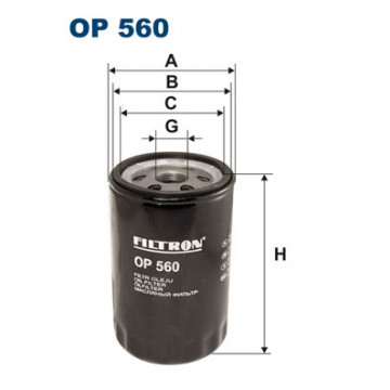 Filtron OP 560 - Yağ Filtresi