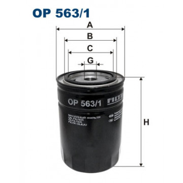 Filtron OP 563/1 - Yağ Filtresi