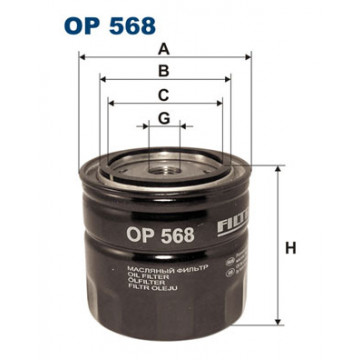 Filtron OP 568 - Yağ Filtresi