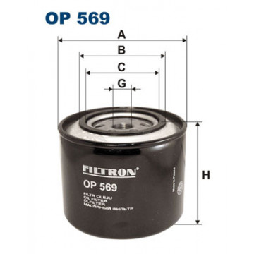 Filtron OP 569 - Yağ Filtresi