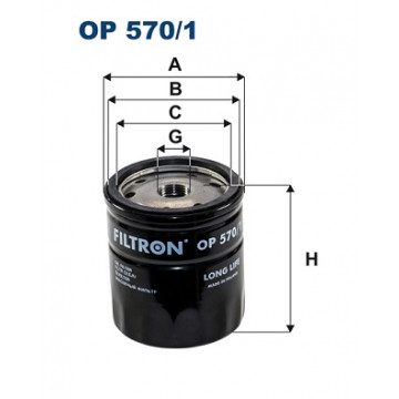 Filtron OP 570/1 - Yağ Filtresi