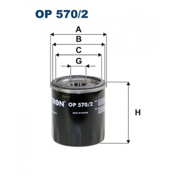 Filtron OP 570/2 - Yağ Filtresi