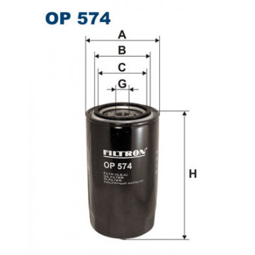 Filtron OP 574 - Yağ Filtresi