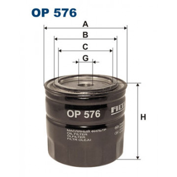 Filtron OP 576 - Yağ Filtresi
