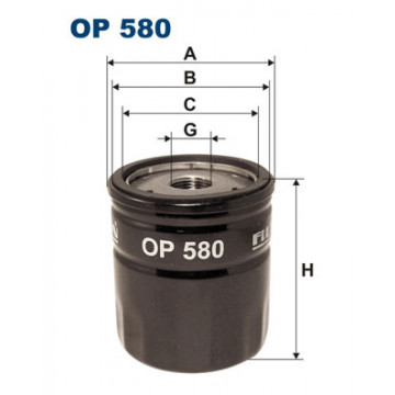 Filtron OP 580 - Yağ Filtresi