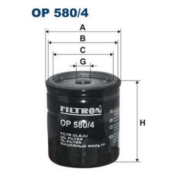 Filtron OP 580/4 - Yağ Filtresi