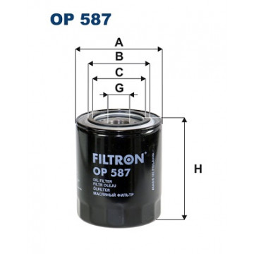 Filtron OP 587 - Yağ Filtresi