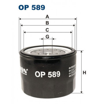 Filtron OP 589 - Yağ Filtresi