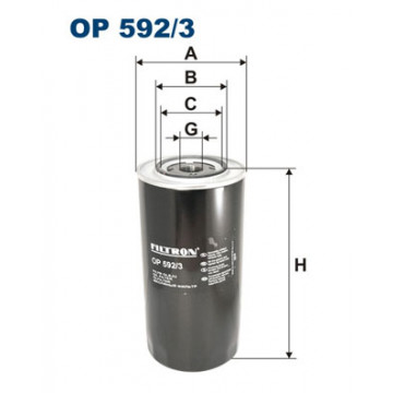 Filtron OP 592/3 - Yağ Filtresi