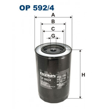 Filtron OP 592/4 - Yağ Filtresi