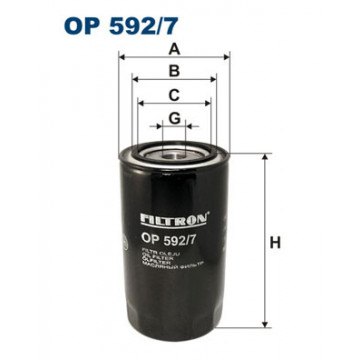 Filtron OP 592/7 - Yağ Filtresi