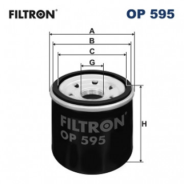 Filtron OP 595 - Yağ Filtresi