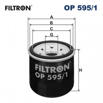 Filtron OP 595/1 - Yağ Filtresi