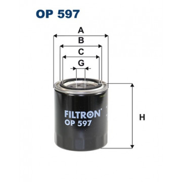 Filtron OP 597 - Yağ Filtresi
