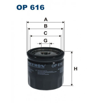 Filtron OP 616 - Yağ Filtresi