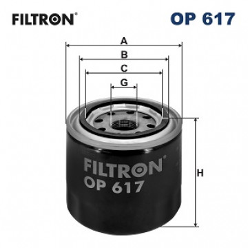 Filtron OP 617 - Yağ Filtresi