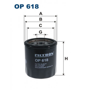 Filtron OP 618 - Yağ Filtresi