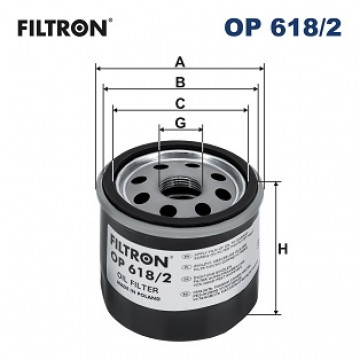 Filtron OP 618/2 - Yağ Filtresi