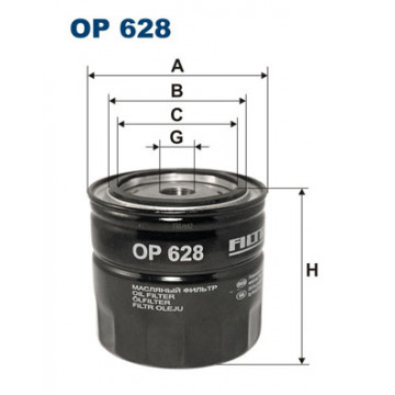 Filtron OP 628 - Yağ Filtresi