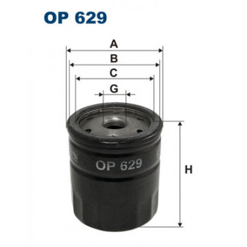 Filtron OP 629 - Yağ Filtresi