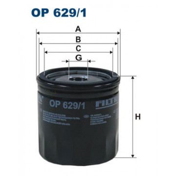 Filtron OP 629/1 - Yağ Filtresi