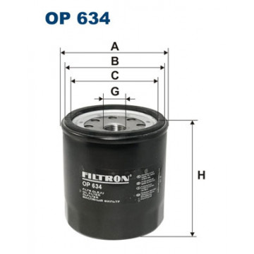 Filtron OP 634 - Yağ Filtresi
