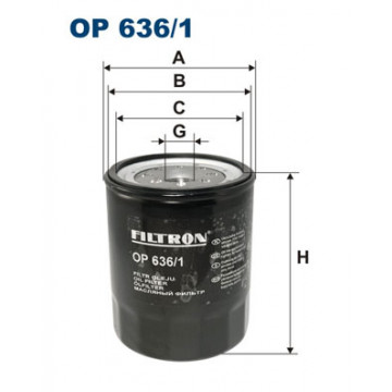 Filtron OP 636/1 - Yağ Filtresi